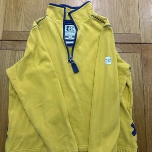 Yellow V-Neck Sweater for Men